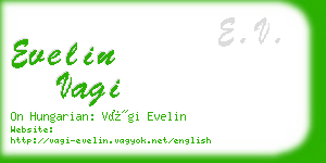 evelin vagi business card